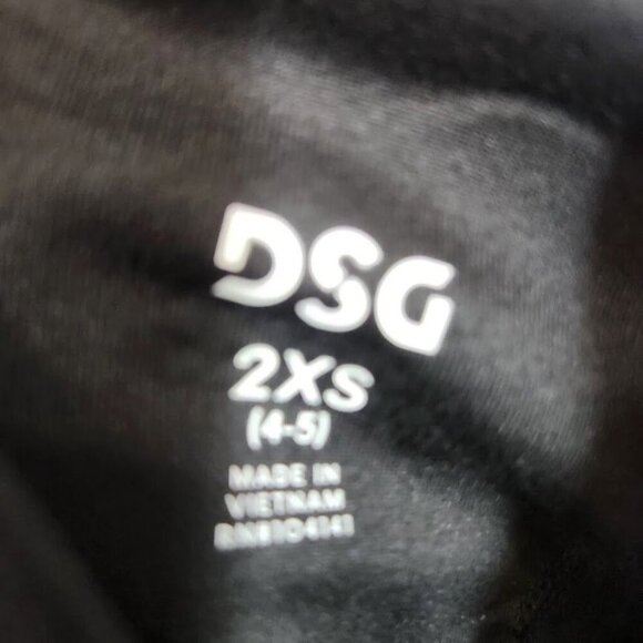 DSG Girl's Performance High-Rise Flare Tight in Black - Size 2XS - Picture 7 of 8